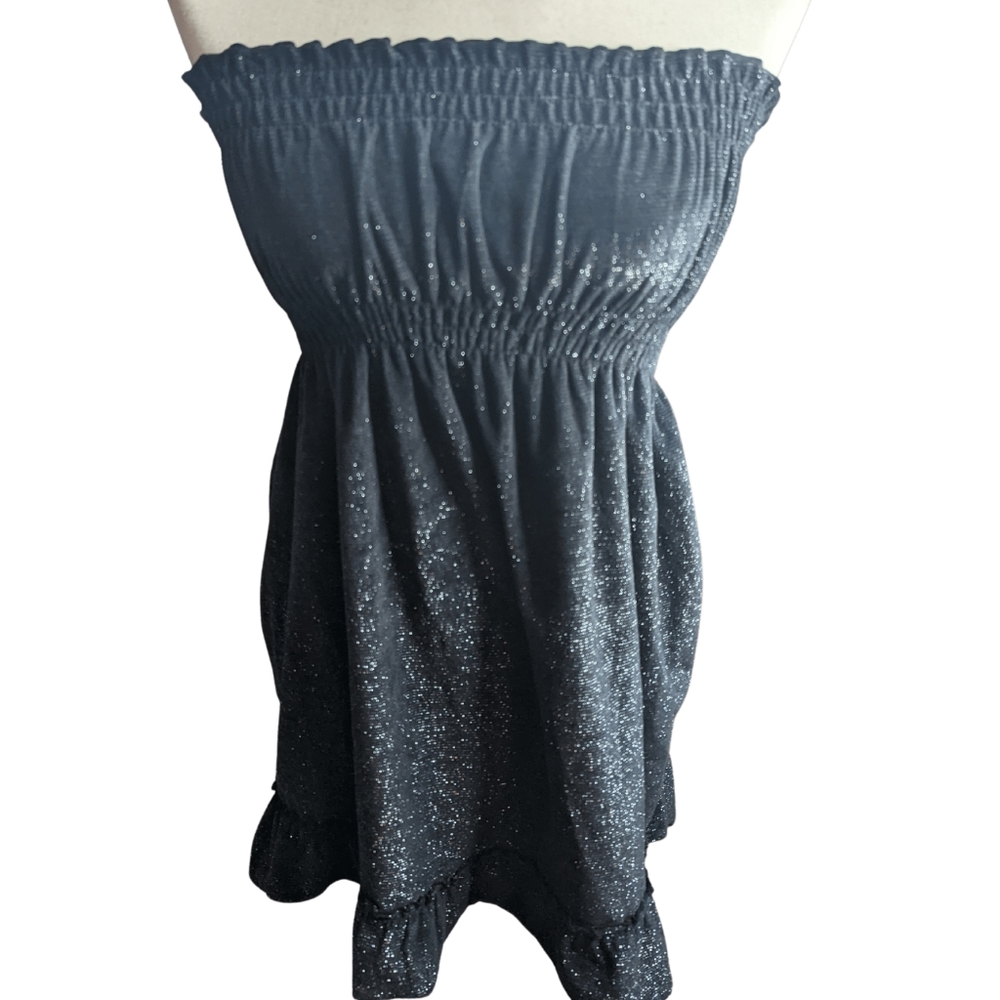 Black Terry cloth dress